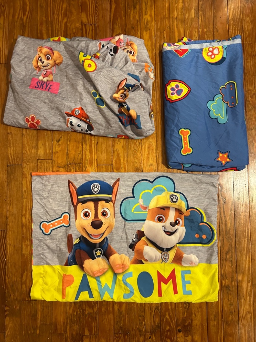 Nickelodeon Paw Patrol Full Sheet Bedding Set - Gray, Blue, Yellow